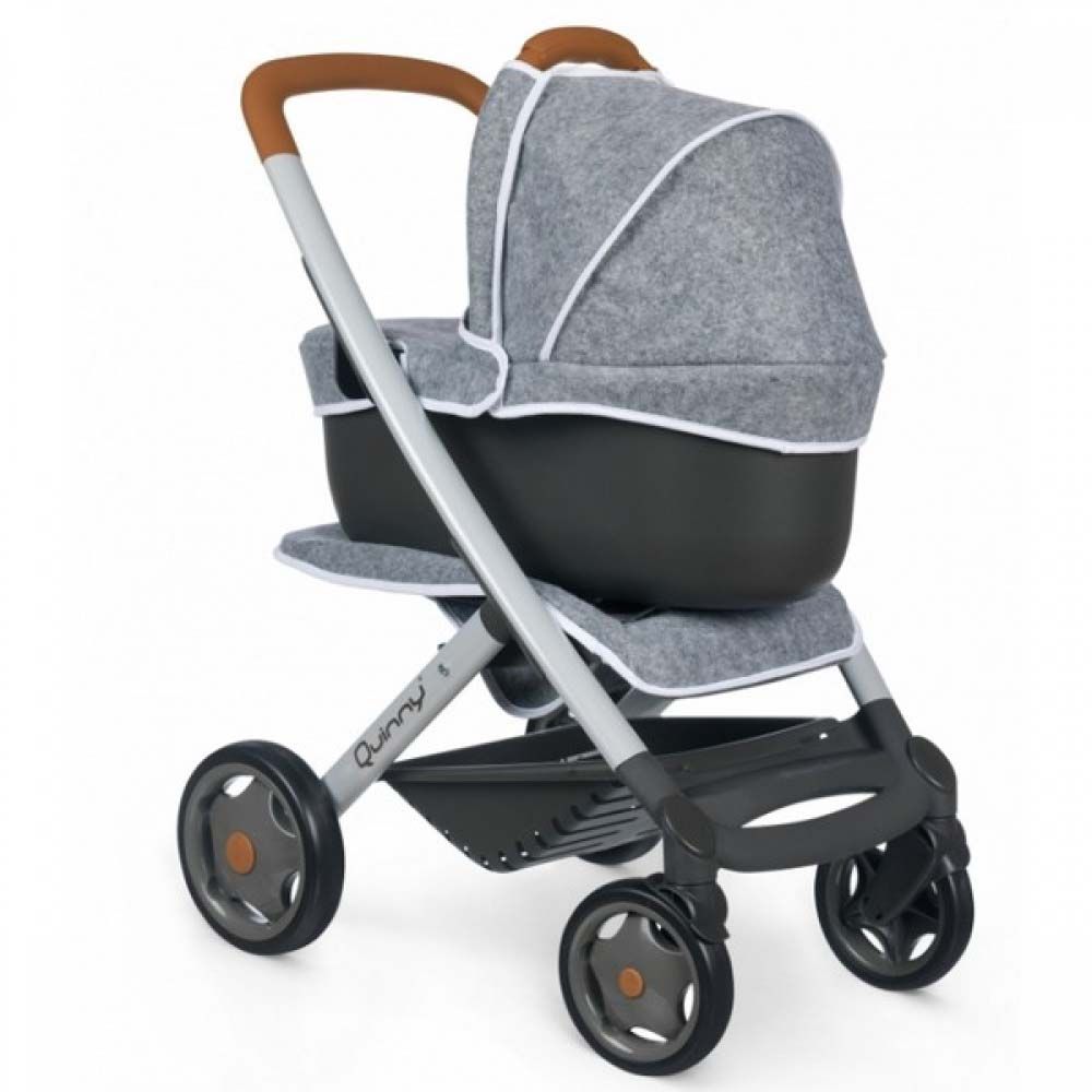 Количка за кукли, 3 в 1, сива