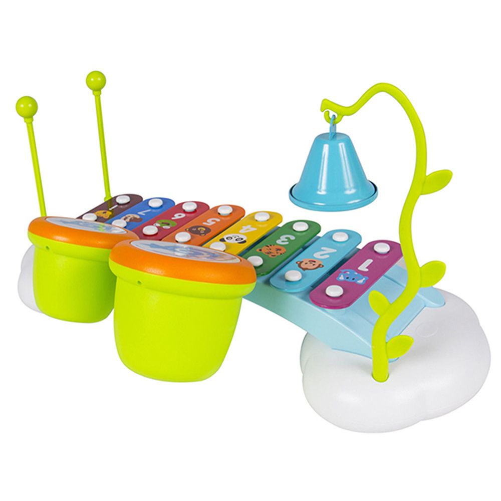 Музикален комплект, ксилофон и барабани