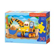 Жълто багерче, пъзел 30 части