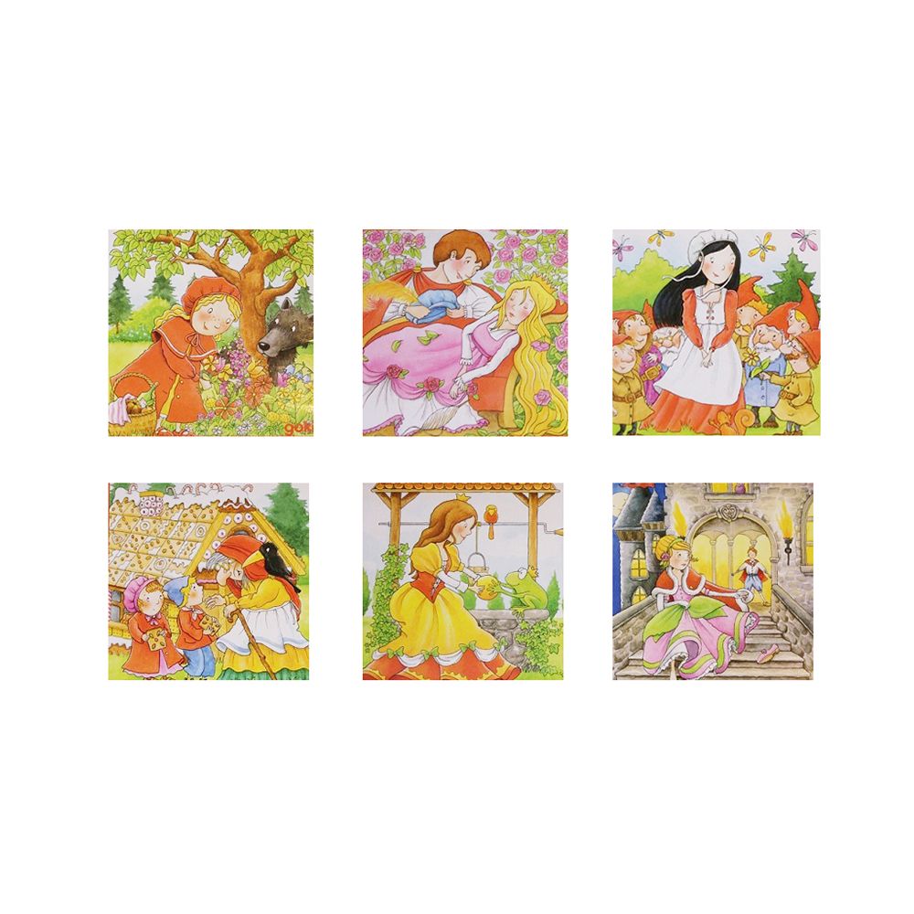 Дървени кубчета, Приказки