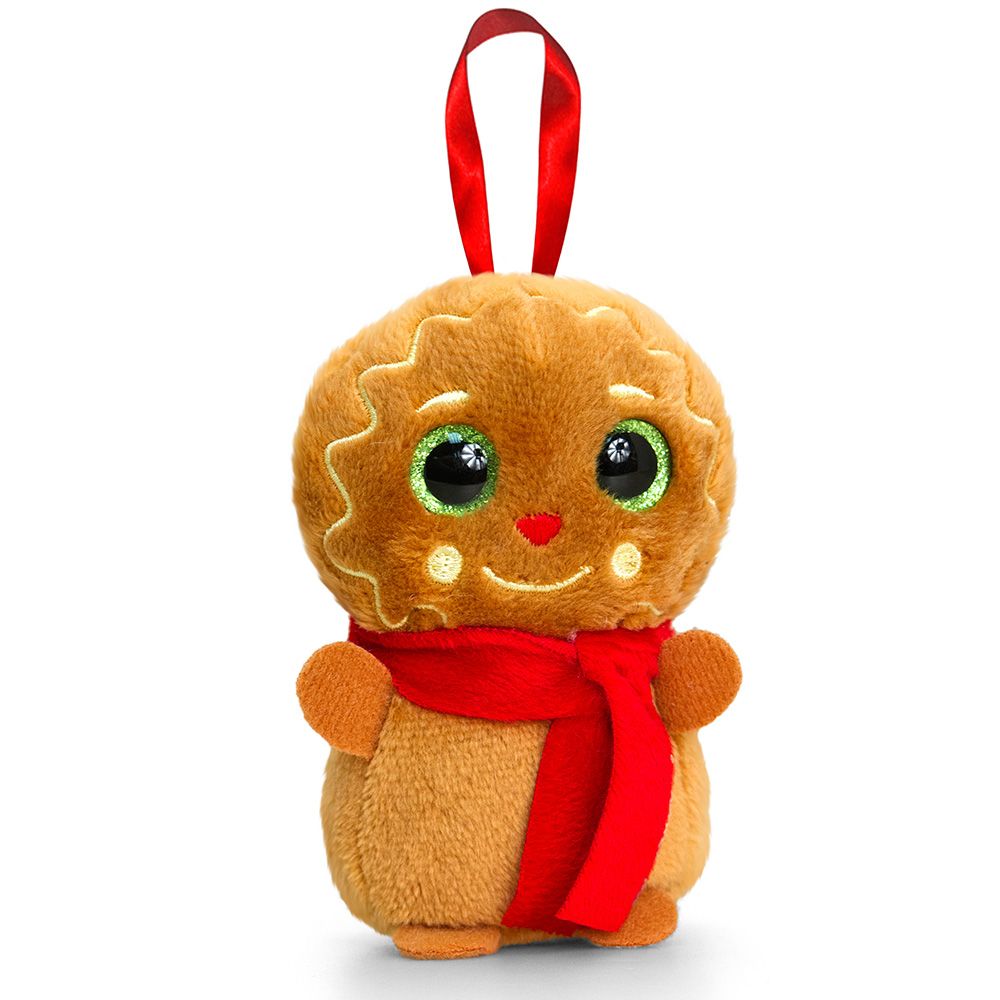 Мини мотсу, Плюшена играчка, Коледна меденка, 10 см, Keel Toys