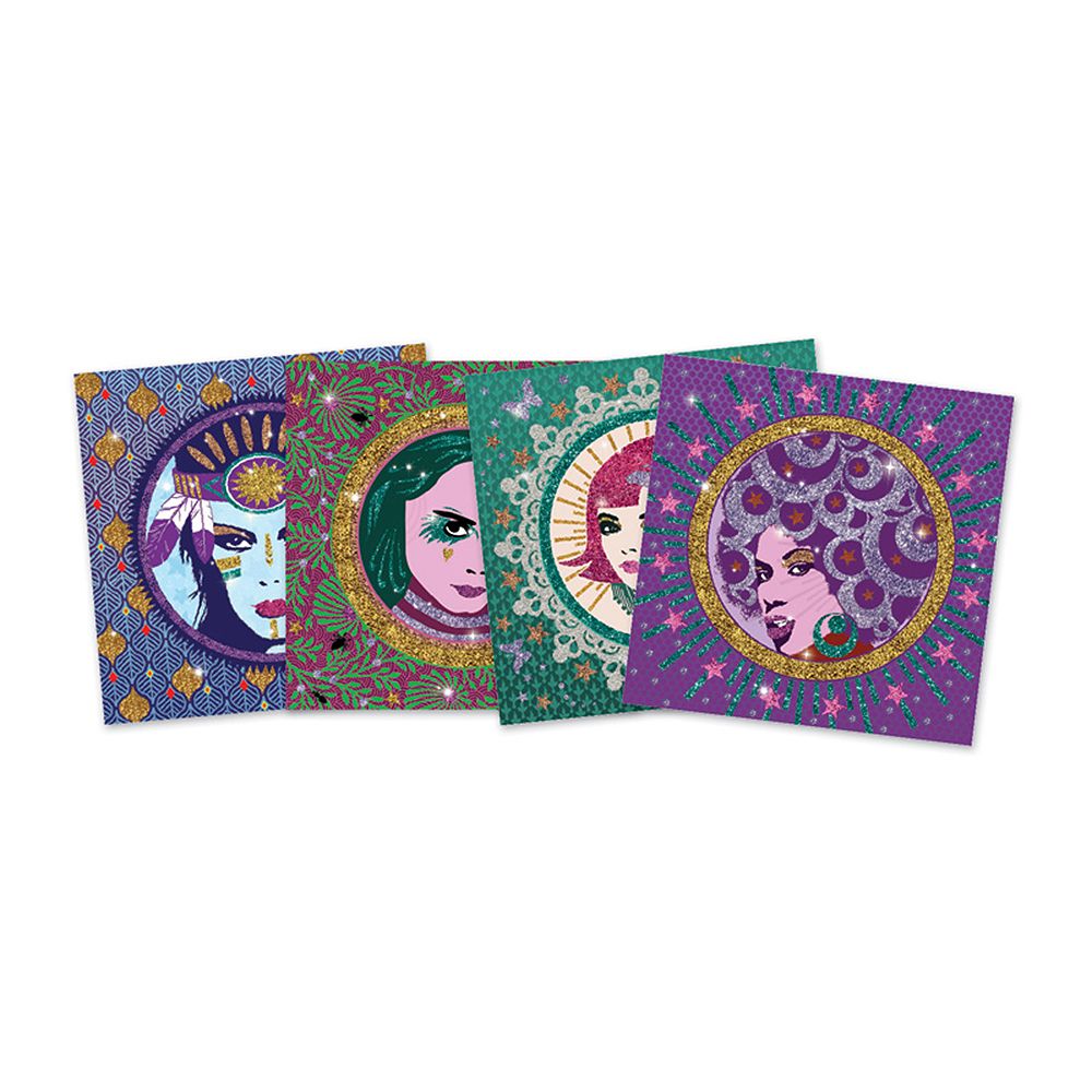 Комплект за рисуване с брокат, Cleo Pop and Rock