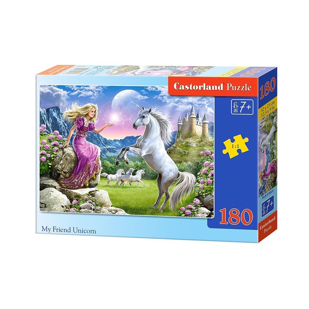 Castorland, Моят приятел еднорог, пъзел 180 части