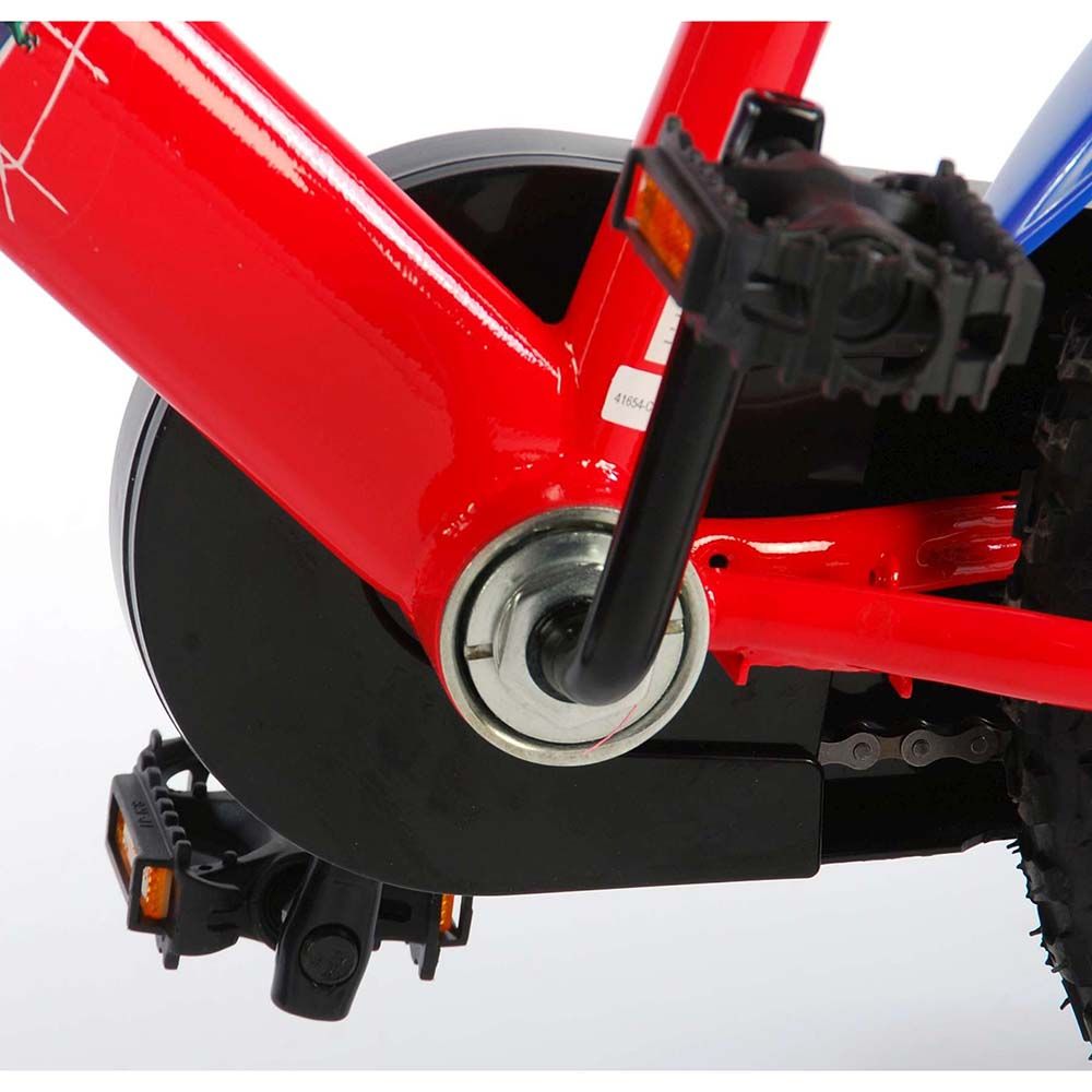 Детски велосипед, Спайдермен, с помощни колела, 16 инча