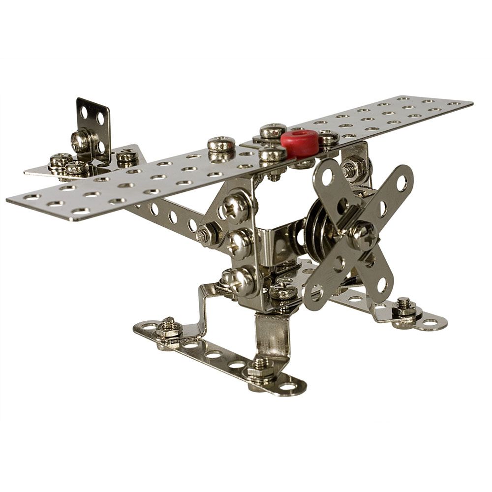 Метален конструктор, Самолет/ Хеликоптер - 2 модела