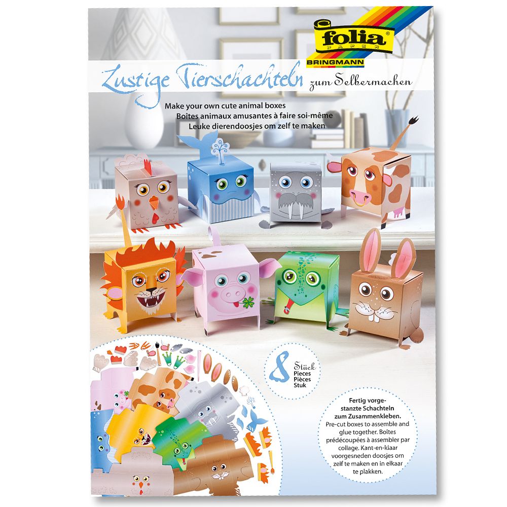 Folia Bringmann, Комплект за изработка на кутийки, Животни