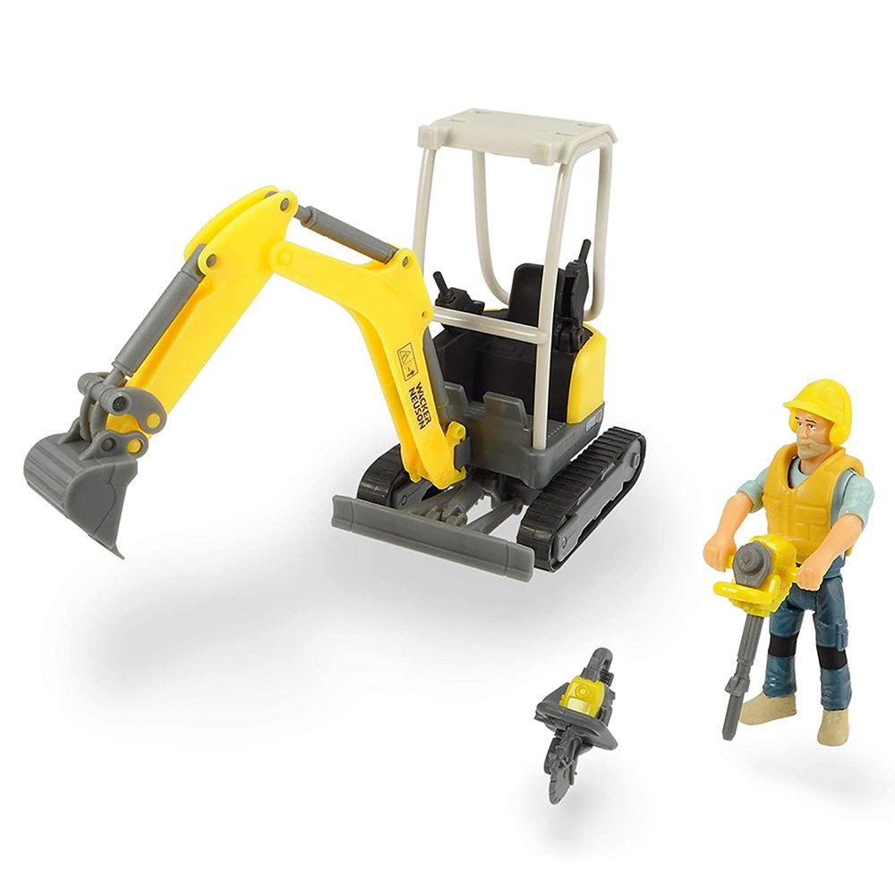 Dickie toys, Комплект багер със строител