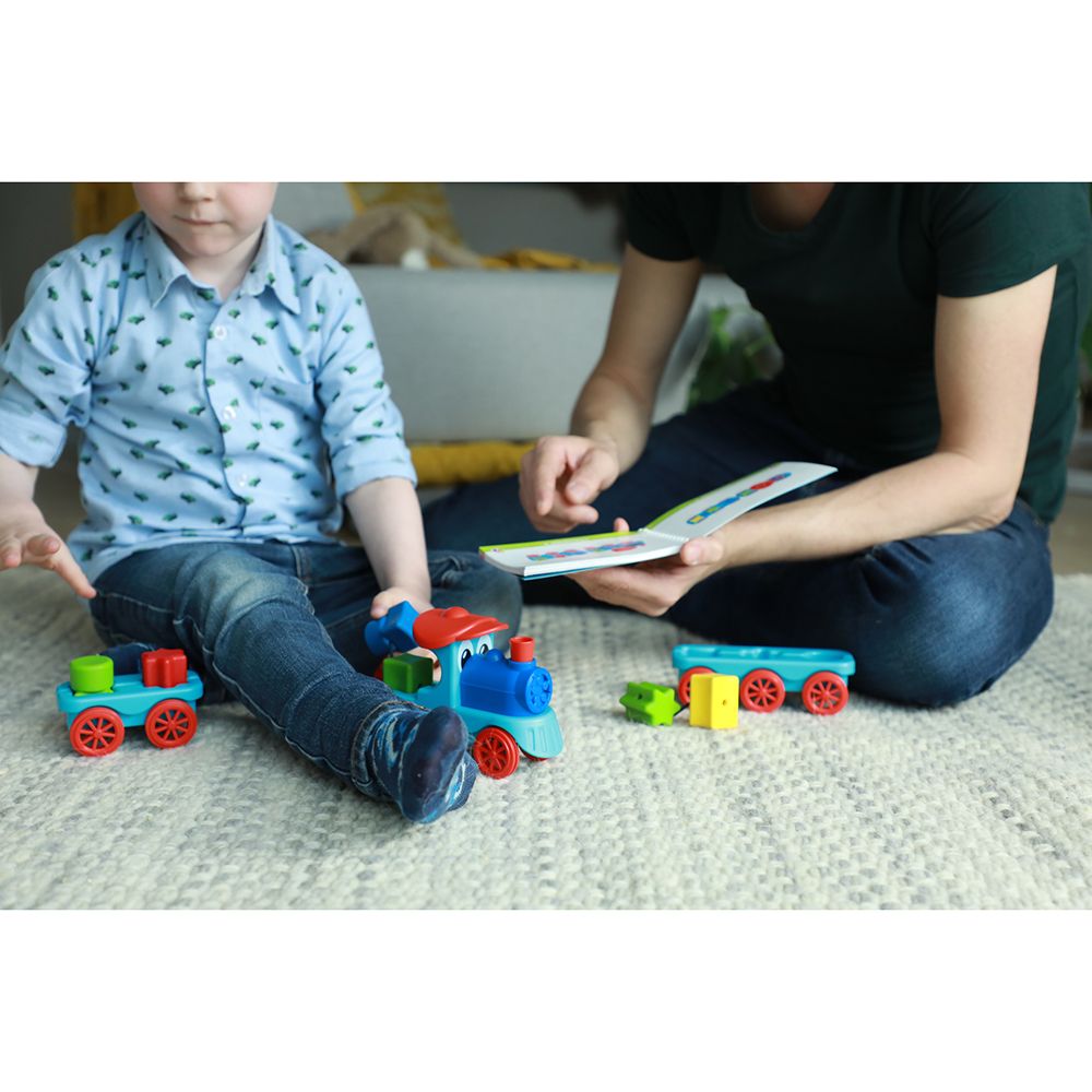 Логическа игра-сортер, Цветното влакче