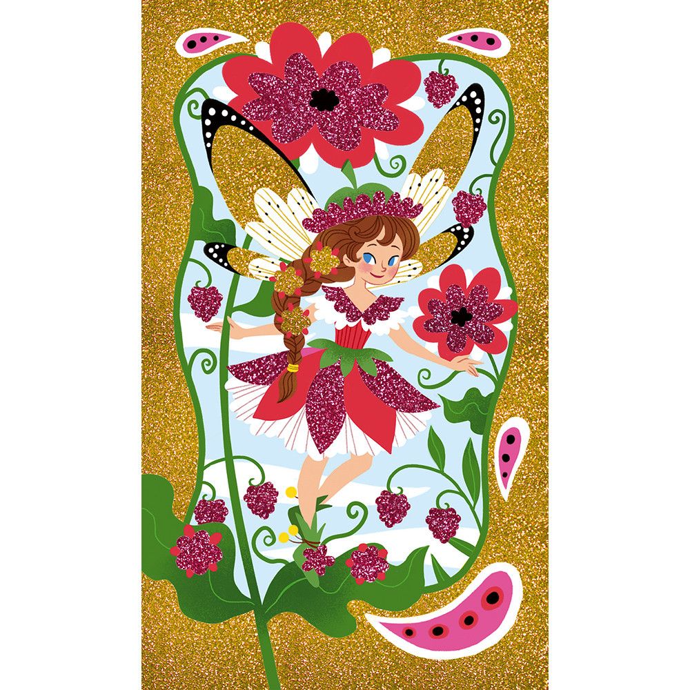 Направи сама картини с брокат, Приказни феи