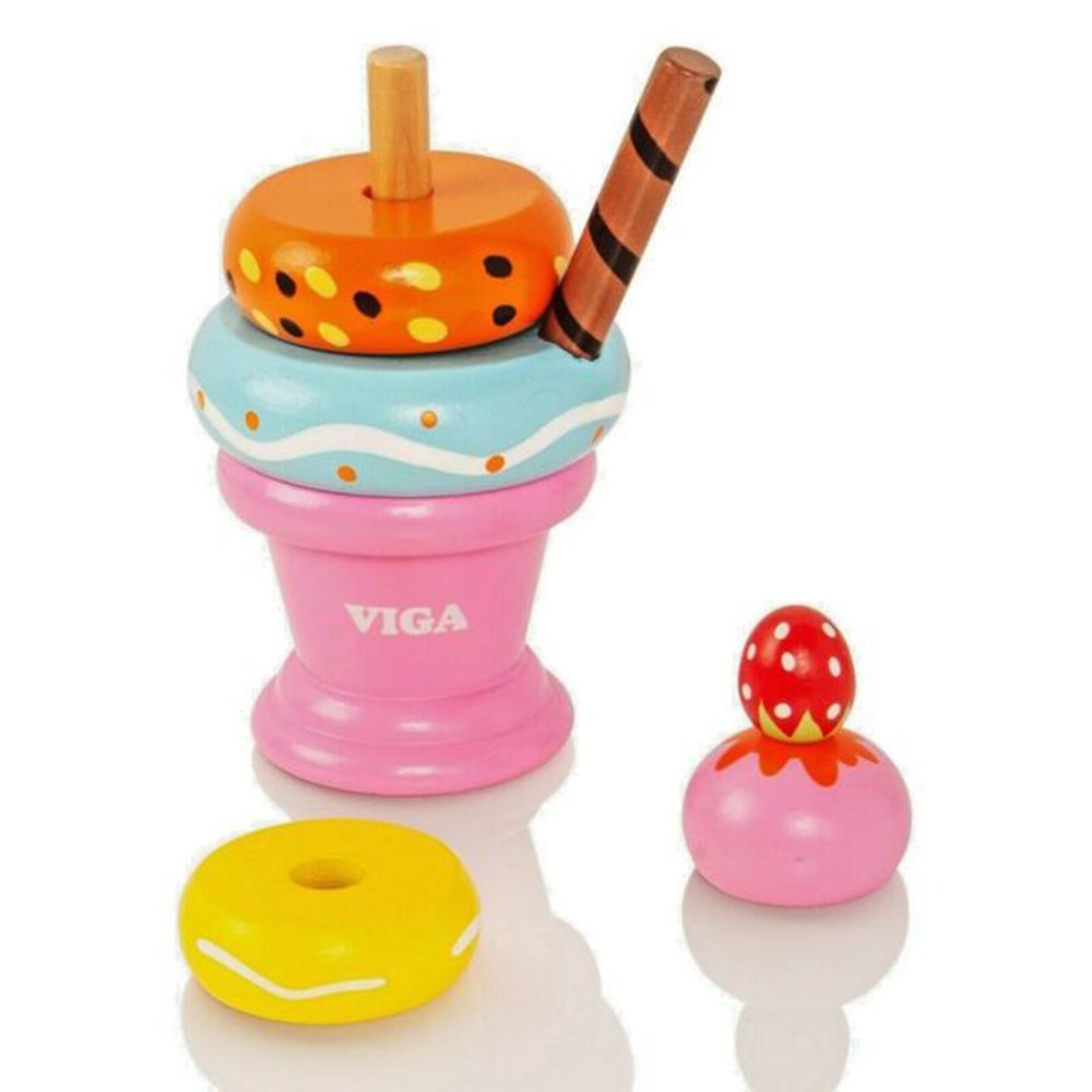 Дървена низанка-мелба