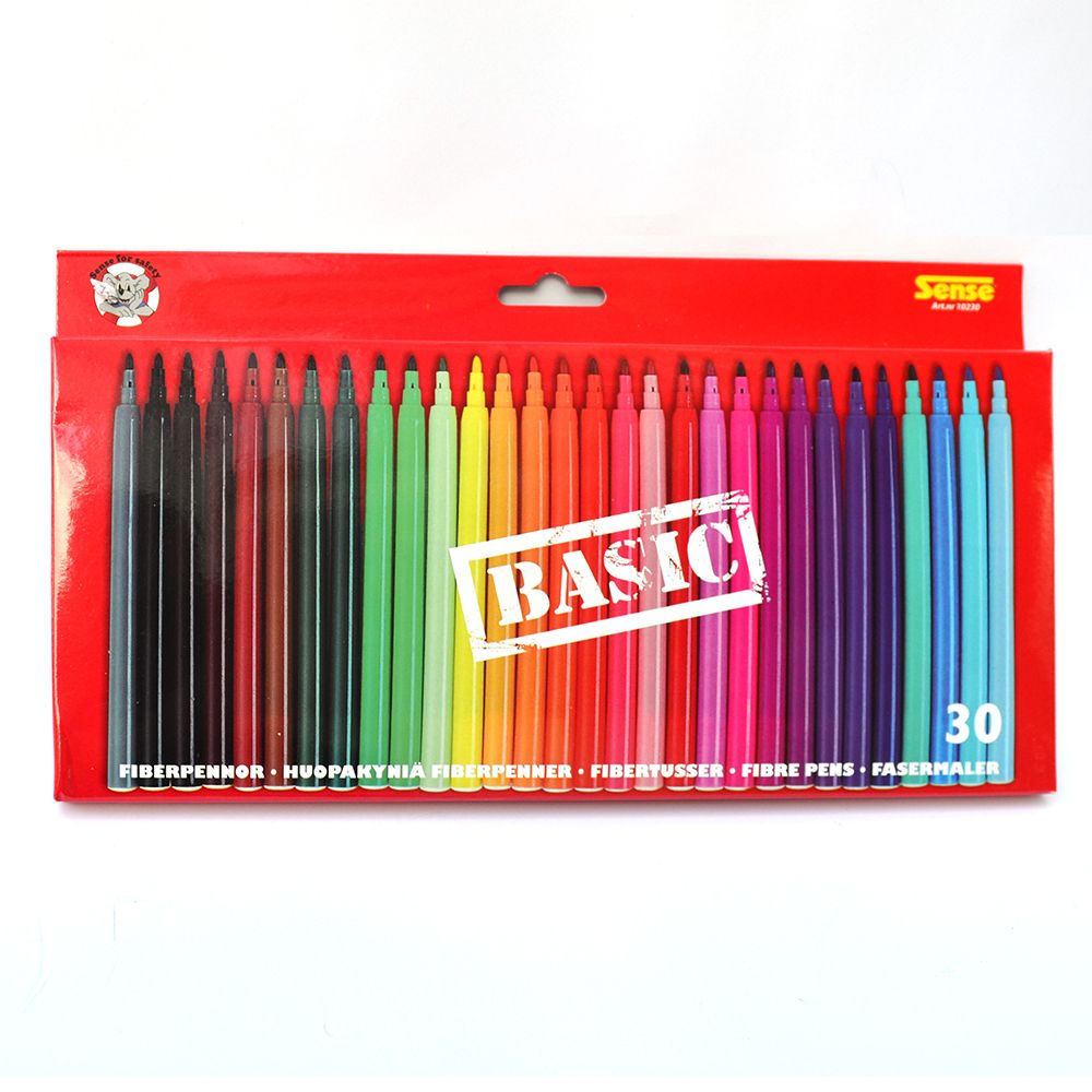 Sense, Флумастери BASIC, 30 броя