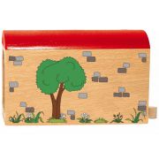 Тунел с дървена релса