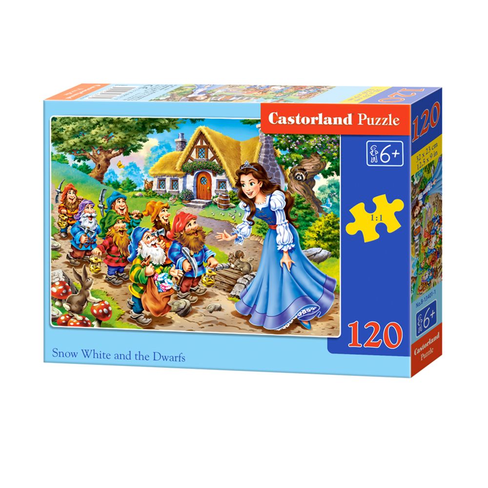 Castorland, Снежанка и седемте джуджета, пъзел 120 части