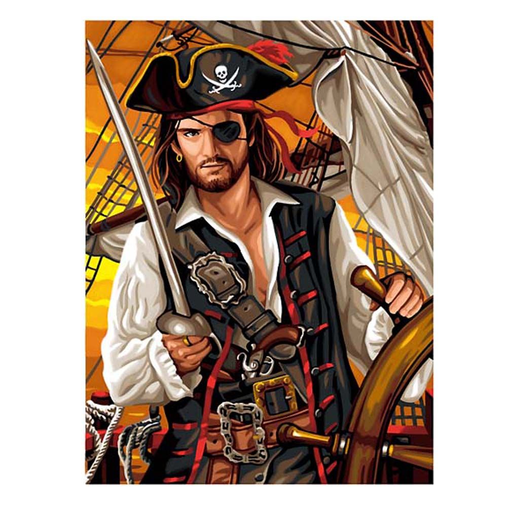 KSG crafts, Рисуване по номера с акрилни бои,  Пират