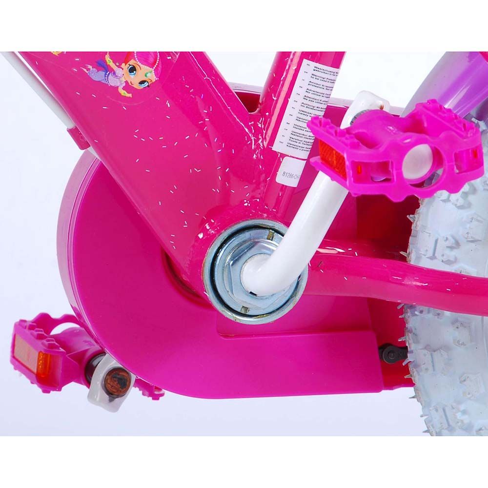 Детски велосипед, Shimmer & Shine, с помощни колела, 12 инча