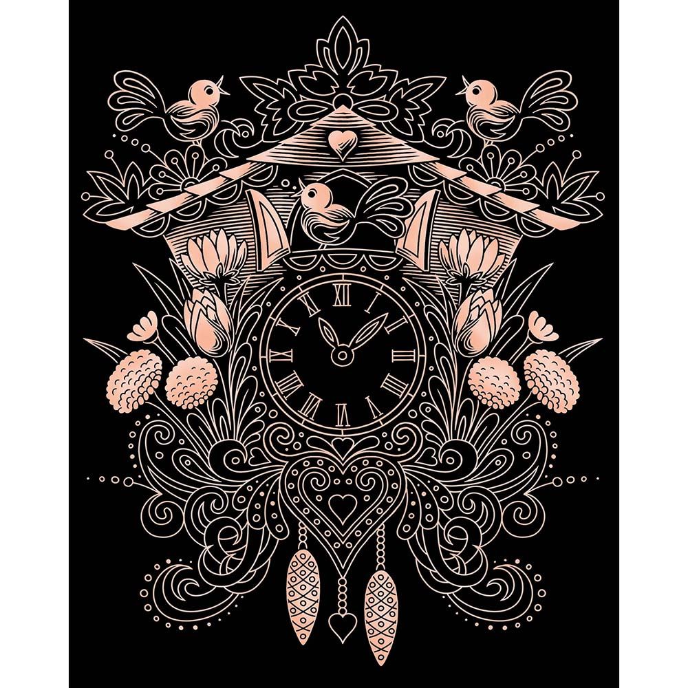 KSG crafts, Комплект за гравиране, Часовник с кукувица