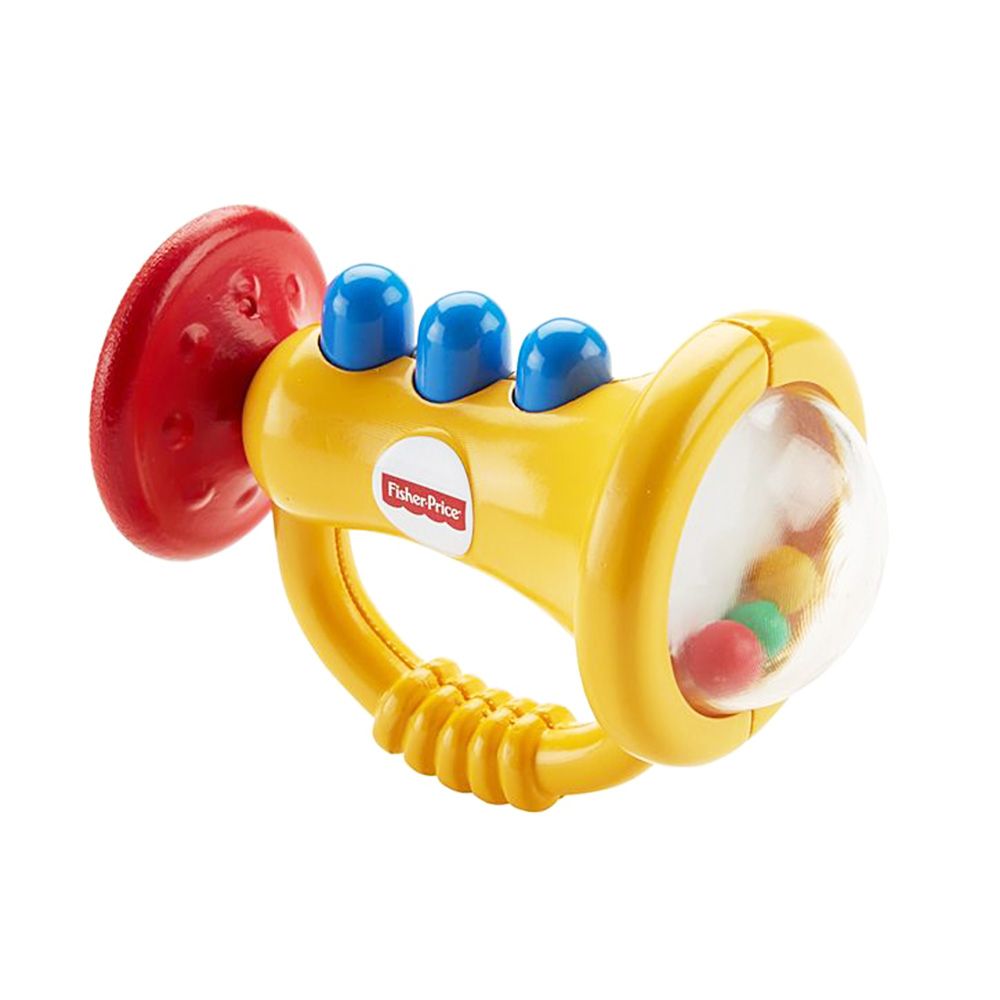 Fisher Price, Бебешка дрънкалка-гризалка, Тромпет