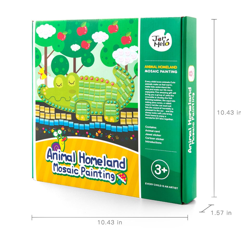 Картини с мозайки и стикери, Животни