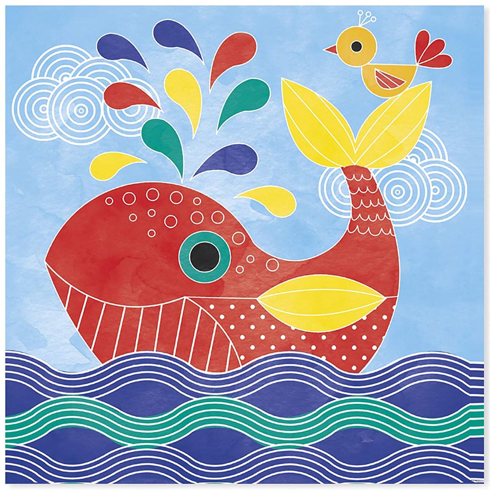 Мини картини за оцветяване, Морски животни