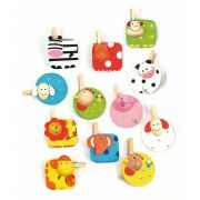 Дървени щипки, Животни