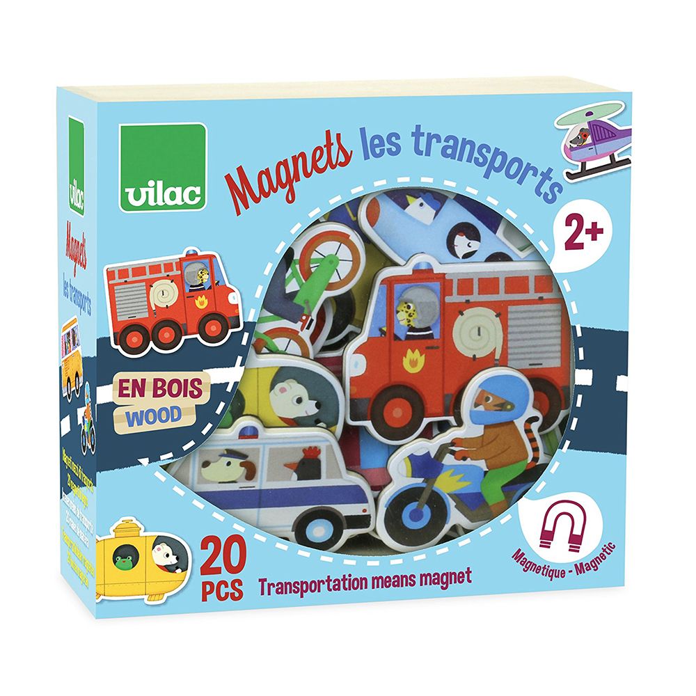 Vilac, Магнитчета Транспорт