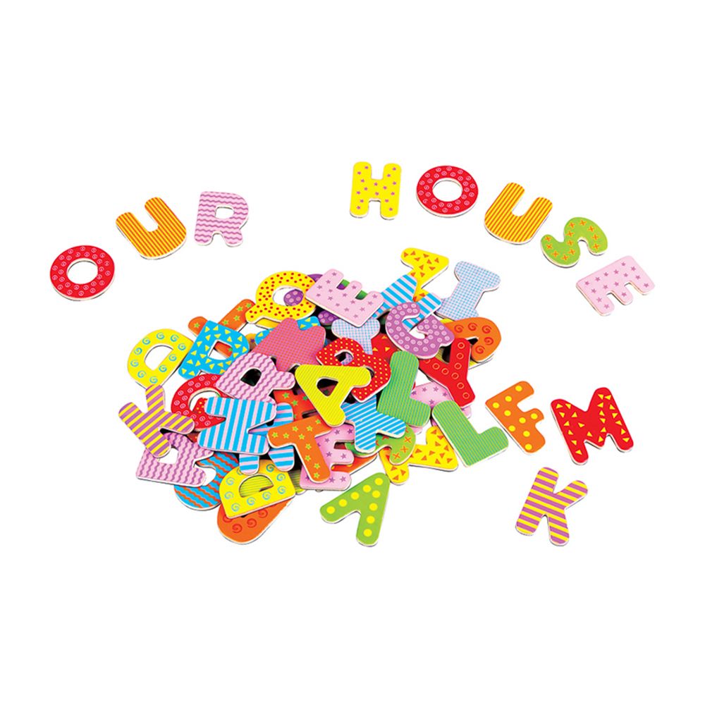 Дървени магнити, Английска азбука, главни букви