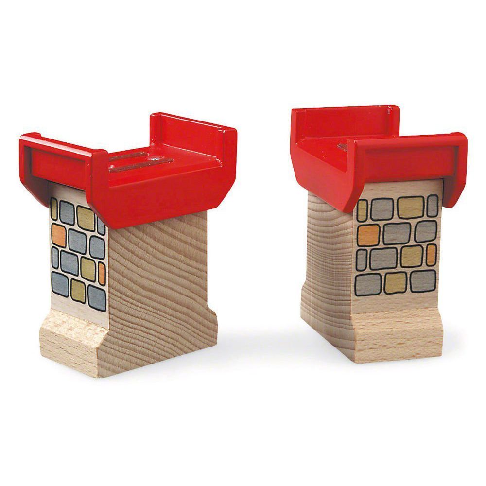 Подпорни колони за дървени релси