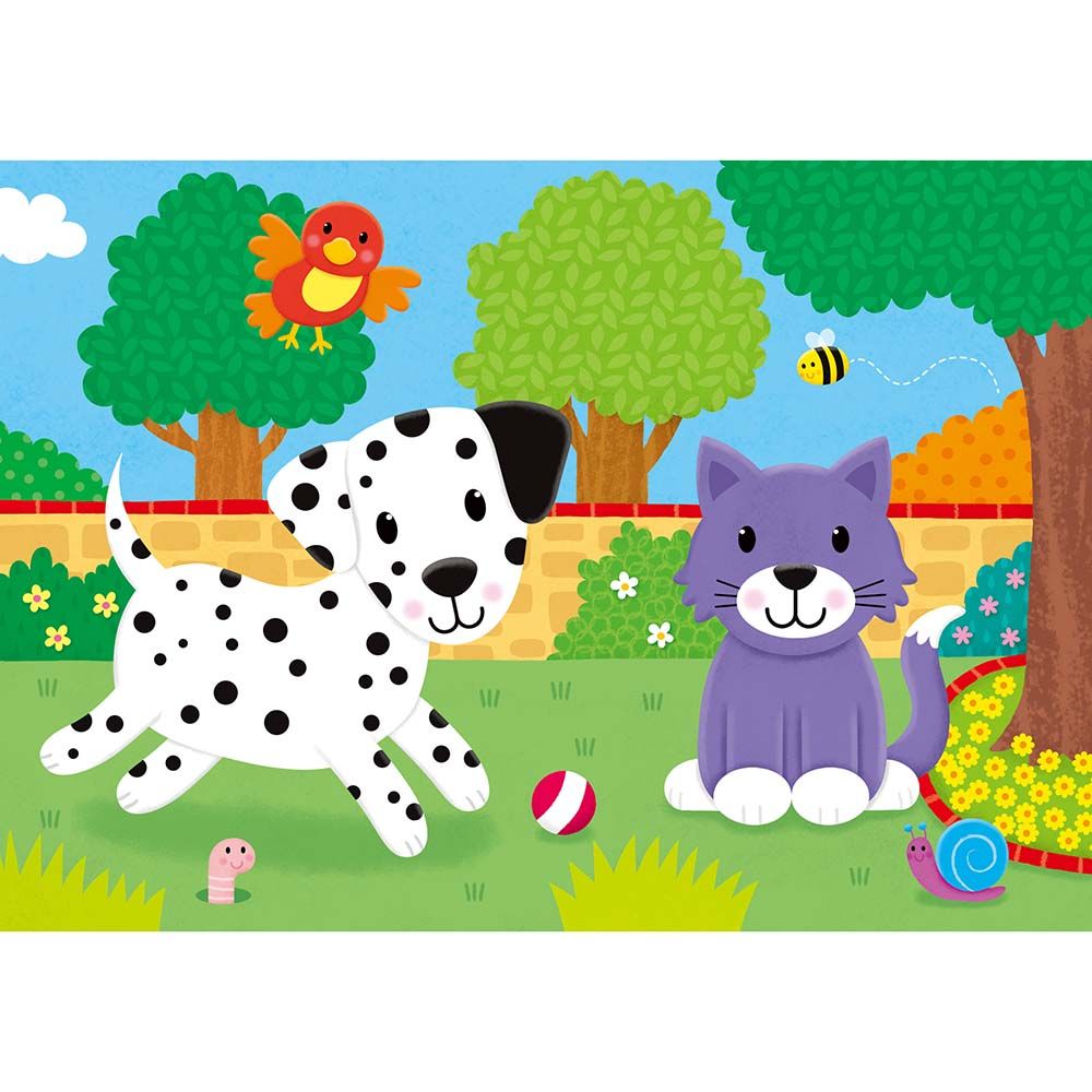 4 пъзела в кутия за най-малките, Животни