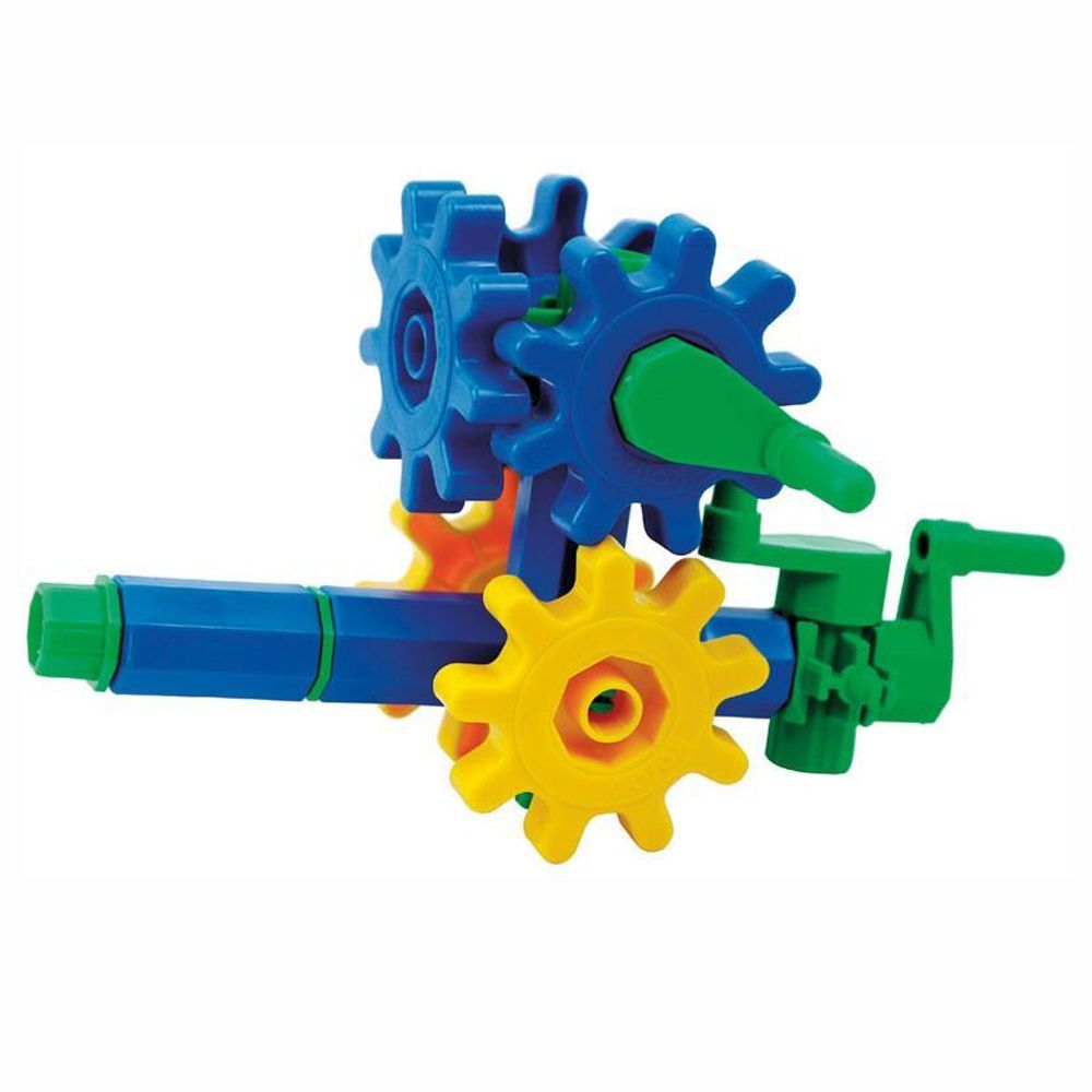Пластмасов конструктор Колело, със зъбни колела, 18 части