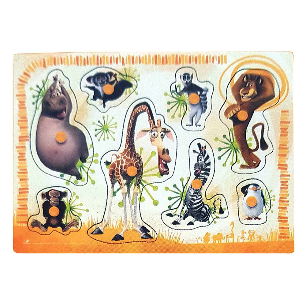 Дървен пъзел с дръжки, Мадагаскар