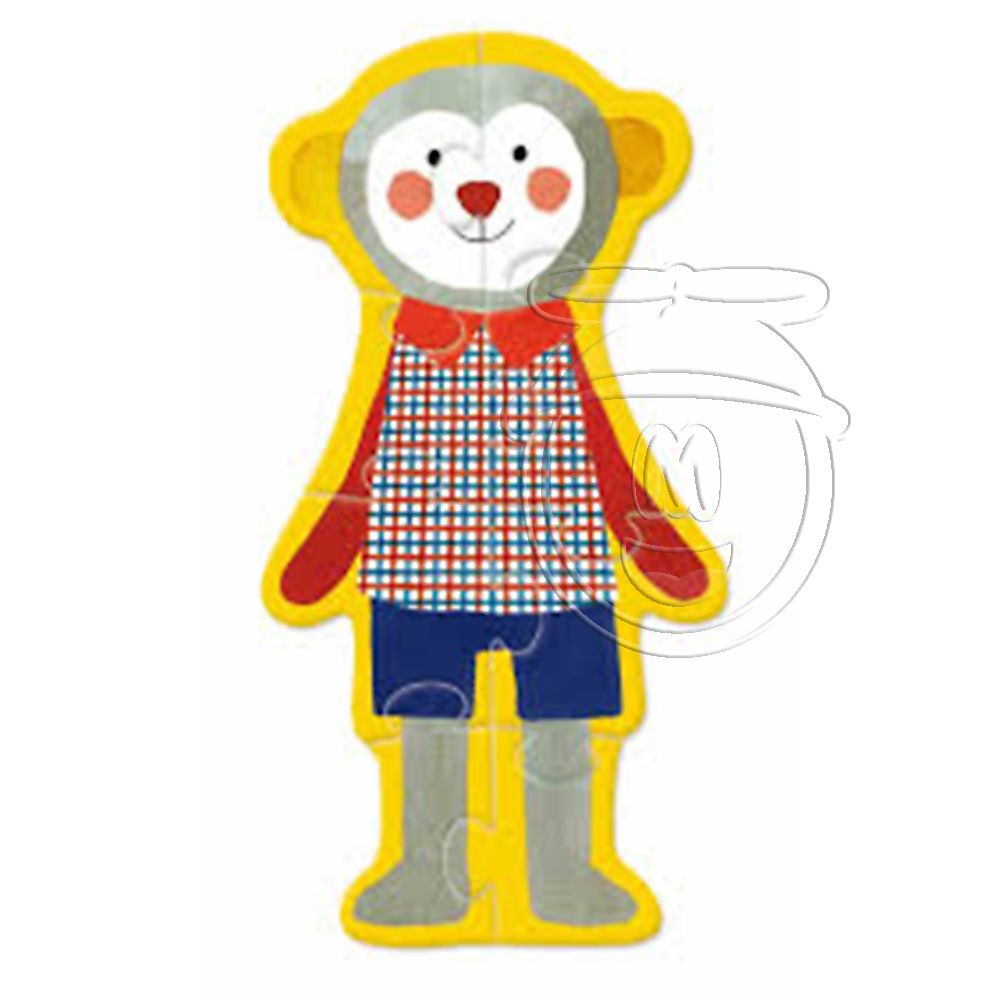 Комплект 4 забавни пъзели, Животни