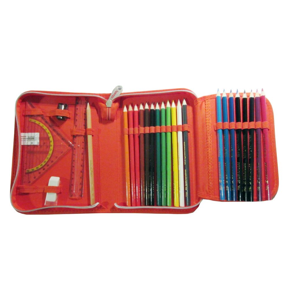 Ученически несесер с един цип, пълен, Gamer