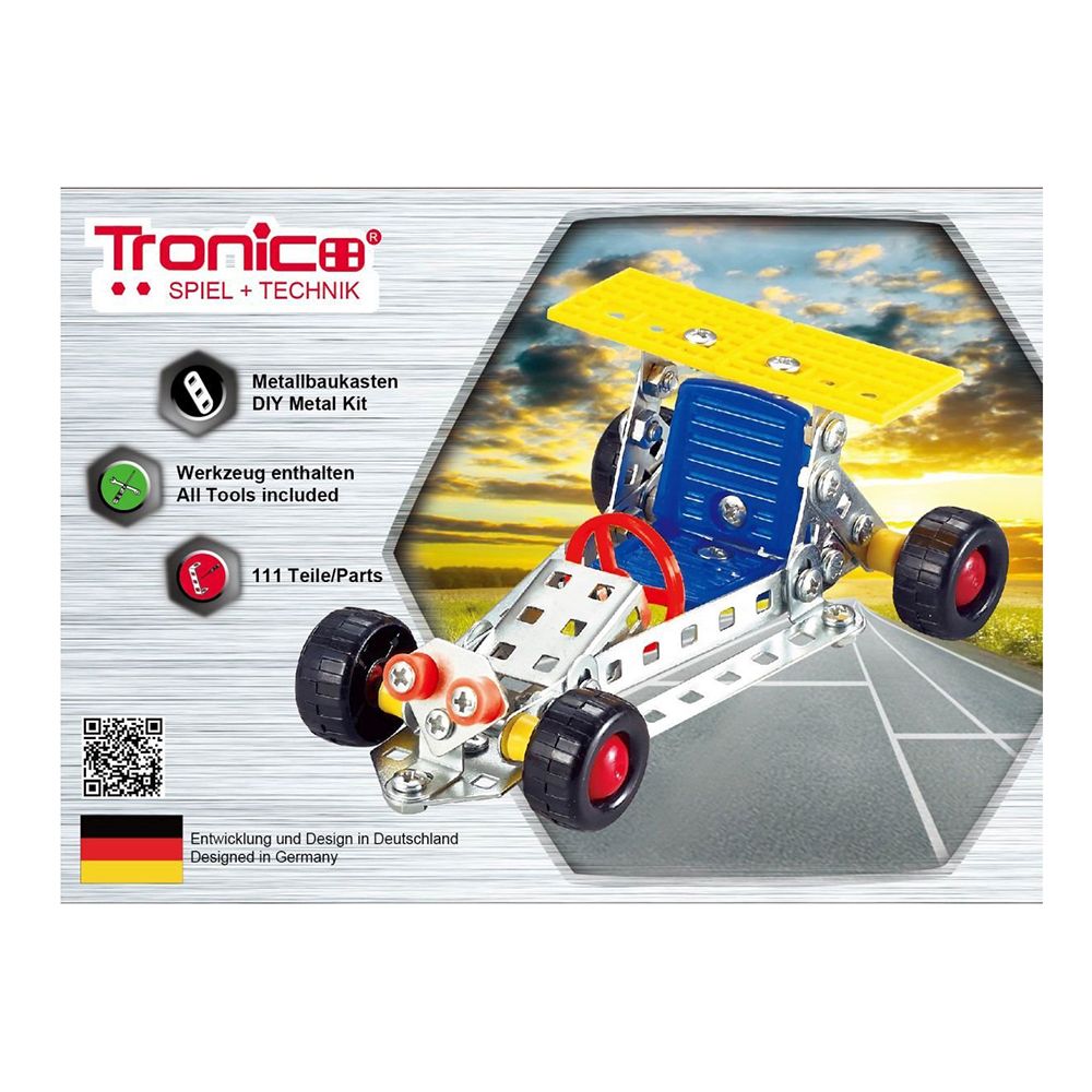 Silver Serie, Метален конструктор, Бъги, 111 части, Tronico