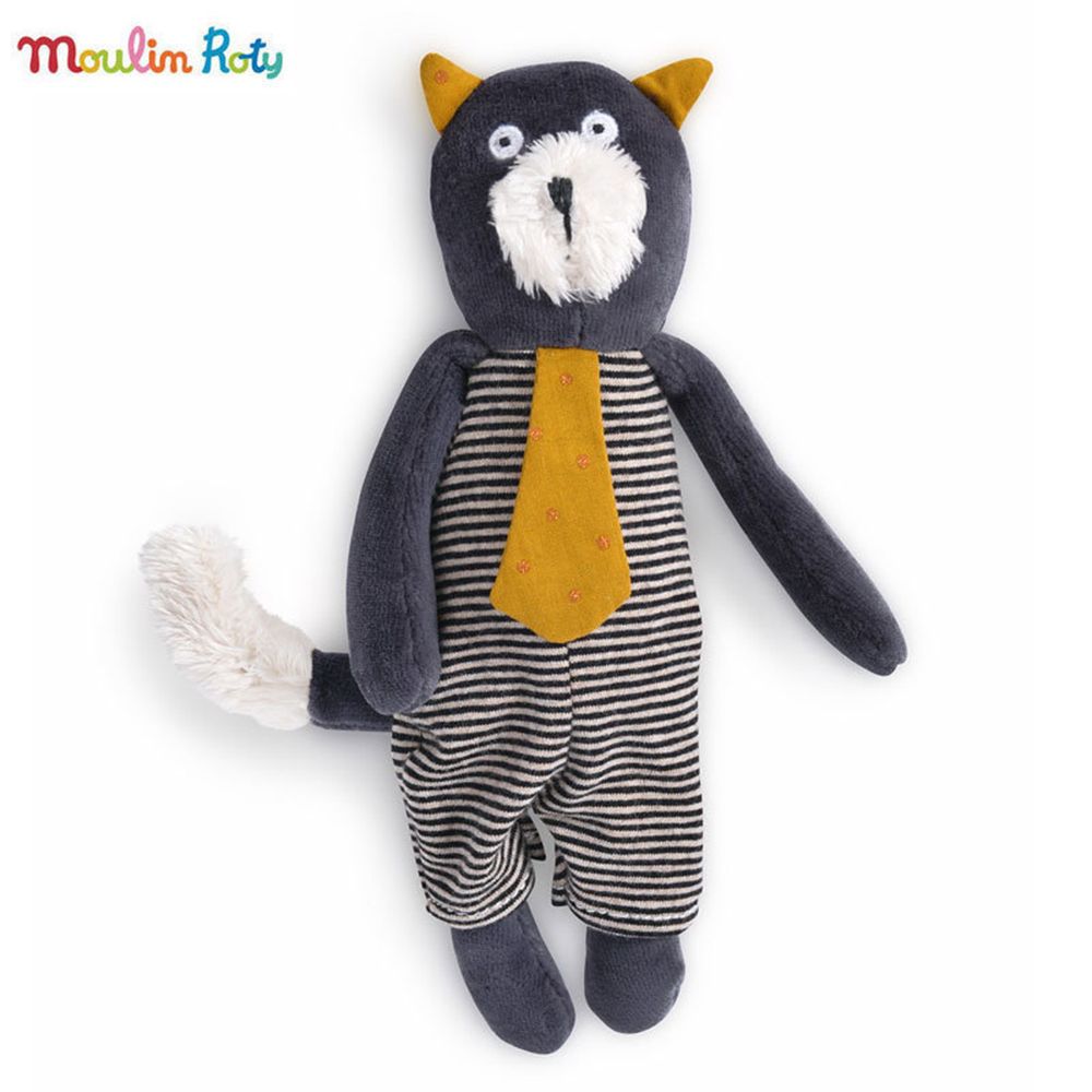 Moulin Roty, Малко плюшено коте 18 см.