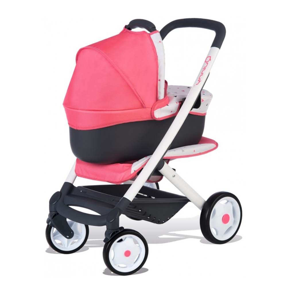 Количка за кукли 3 в 1, розова