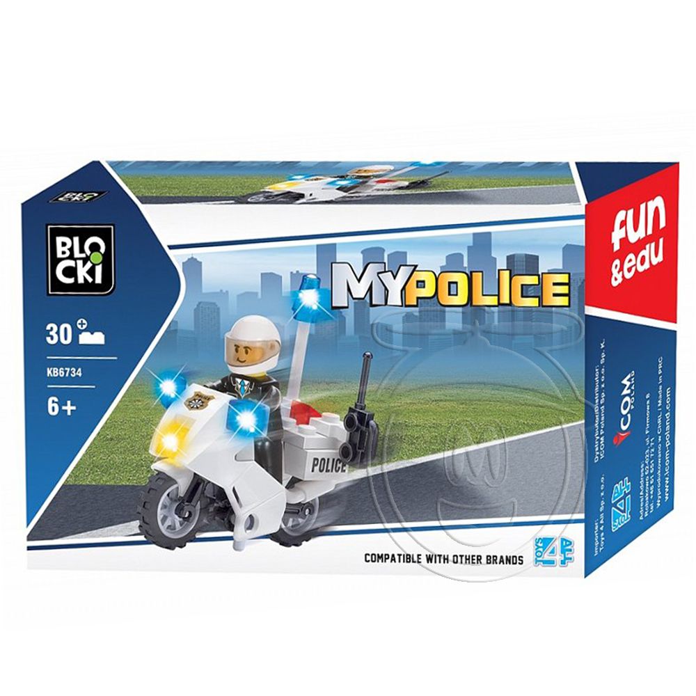 Blocki, Конструктор, Полицейски ескортен мотор, 30 eл.