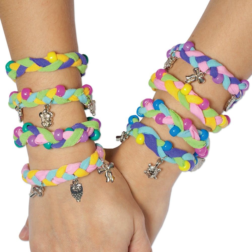 Гривнички за сплитане с украшения