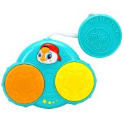 Бебешко музикално барабанче, със щипка за закачане