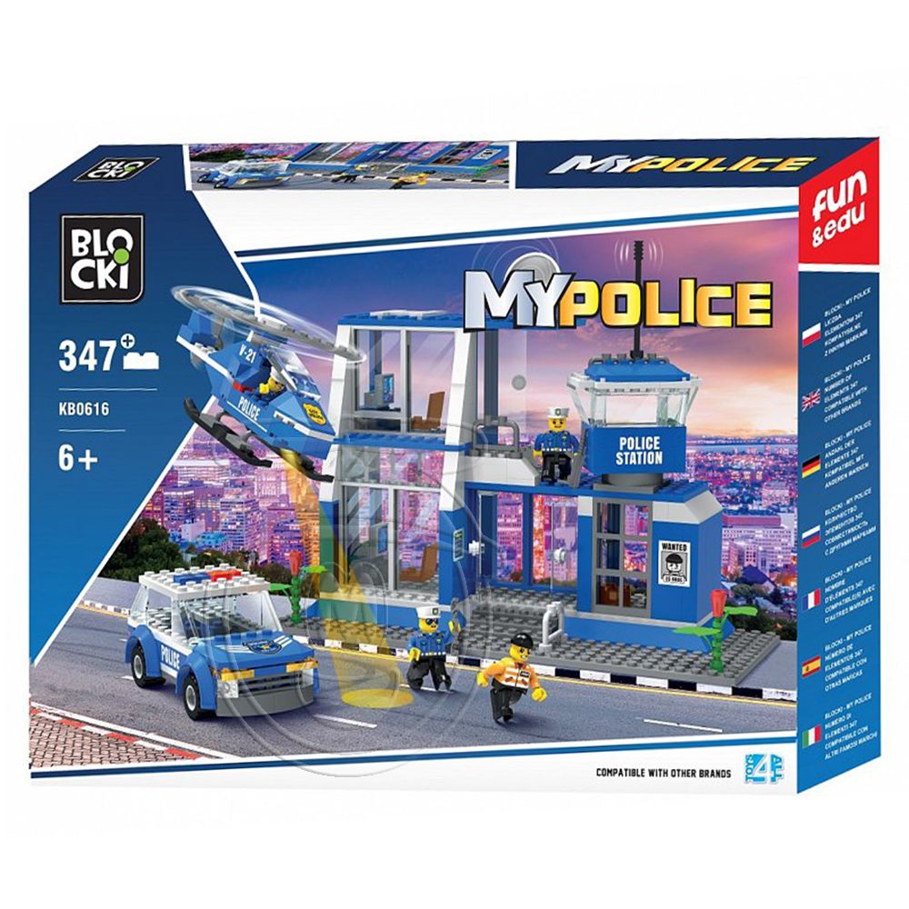 Blocki, Конструктор, Полицейскa станция, 347 ел.