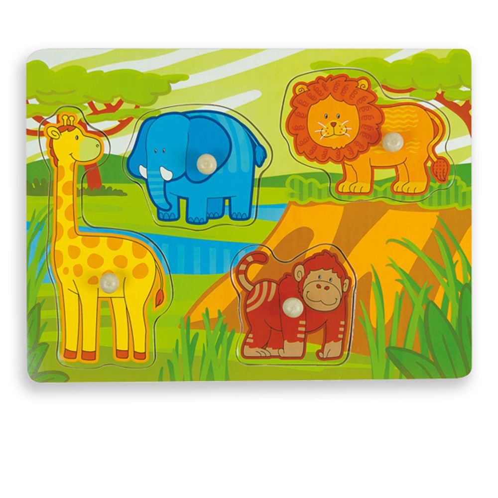 Andreu toys, Пъзел Джунгла с подсказка