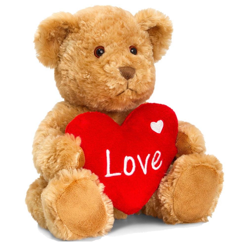 За влюбени, Мече Бакстър, бежово, със сърце, Keel Toys