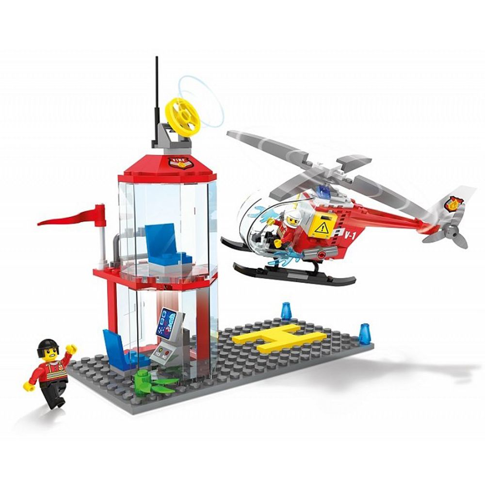 Конструктор, Пожарна хеликоптерна площадка, 129 ел.