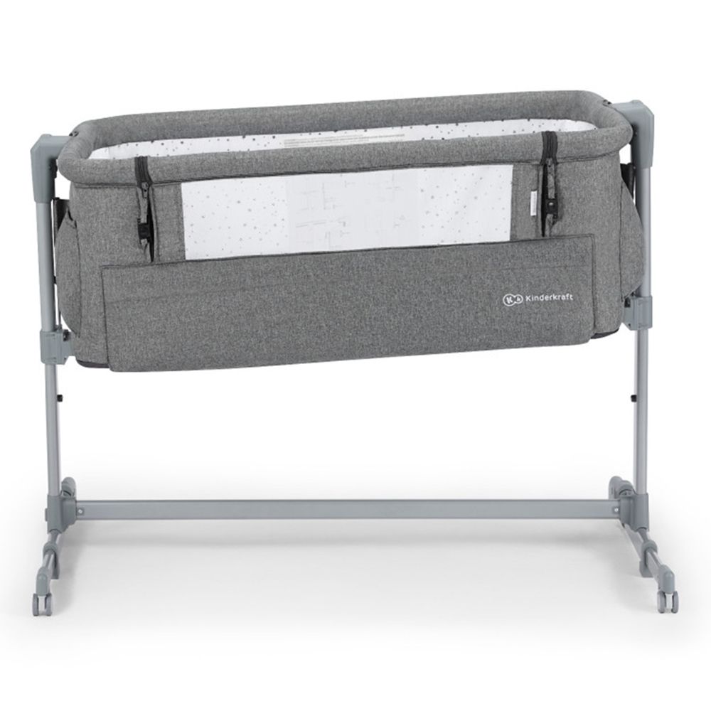 Бебешка кошара NESTE Up, 2 в 1, сива