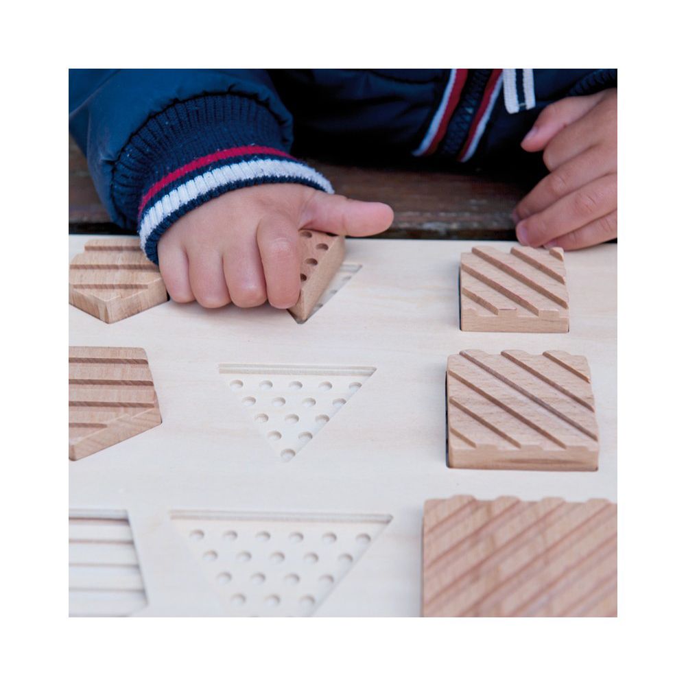 Сензорен пъзел от натурално дърво, Форми