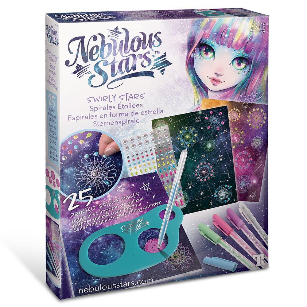 Nebulous Stars, Творчески комплект със шаблони и стикери, Звездно небе