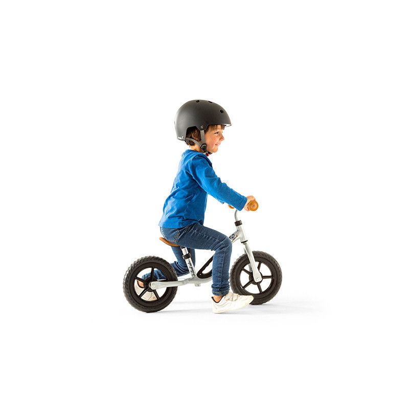 Колело за баланс, Charlie, 10 инча, сребристо