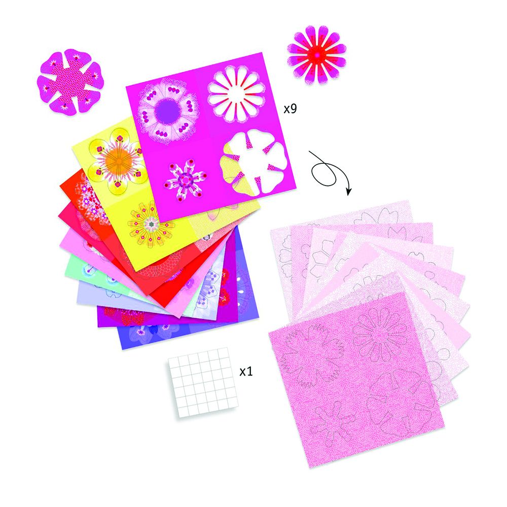 Оригами, Цветя