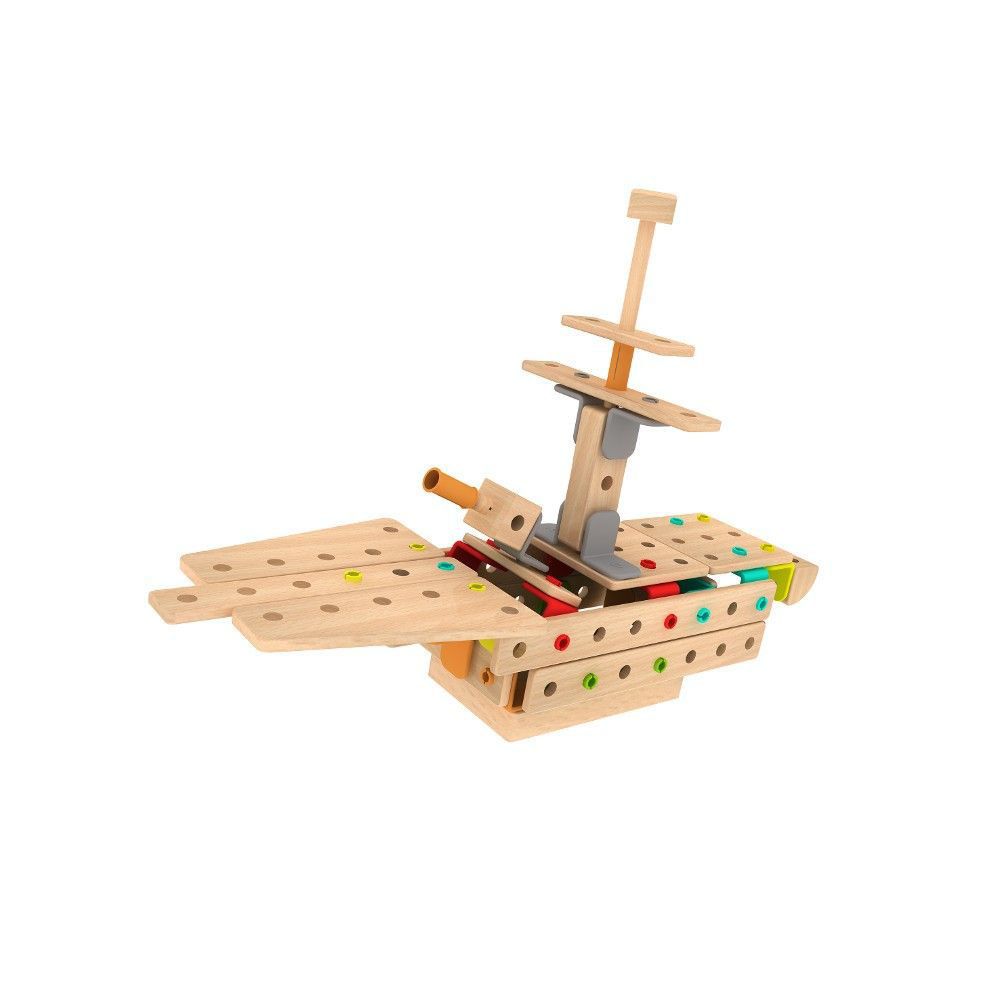 Дървен конструктор в кутия, 500 части