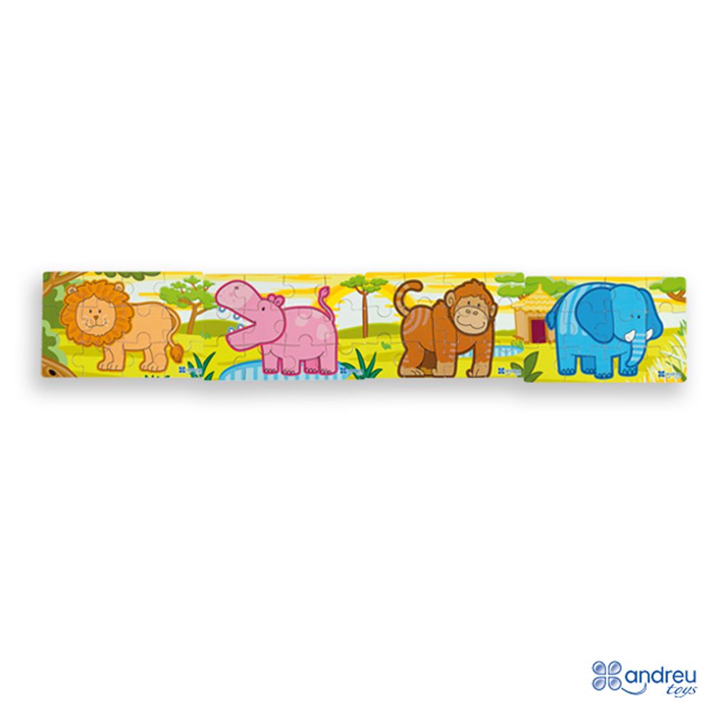 4 пъзела в кутия Джунгла