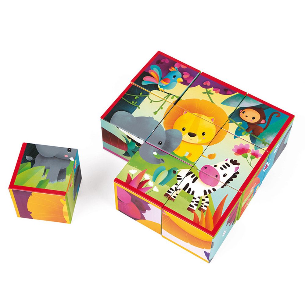 Картонени кубчета, Животните от джунглата
